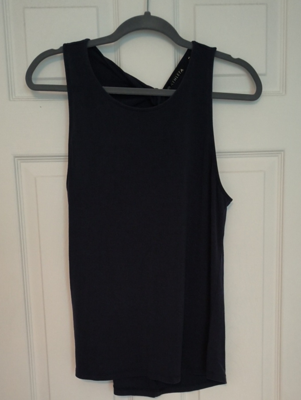 Athleta Black Scoop Neck Athletic Tank